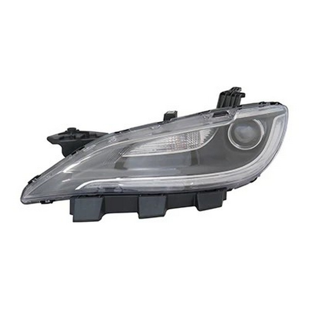 Headlight Assembly Composite Left Halogen w/o LED DRL Chrome Trim for Chrysler 200 2016–2017