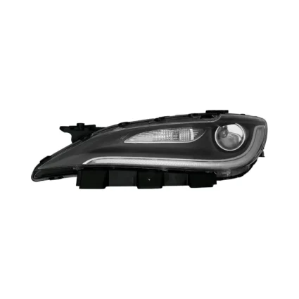 Headlight Assembly Composite Left LED w/LED DRL To 7-31-16 Black Trim for Chrysler 200 2015–2016