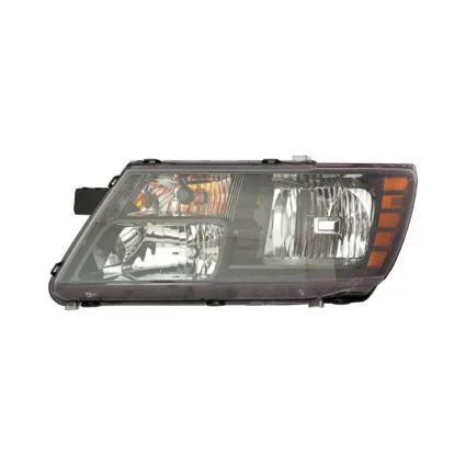 Headlight Assembly Composite Left Halogen Quad Lamps w/Black Trim CAPA for Dodge Journey 2014–2020