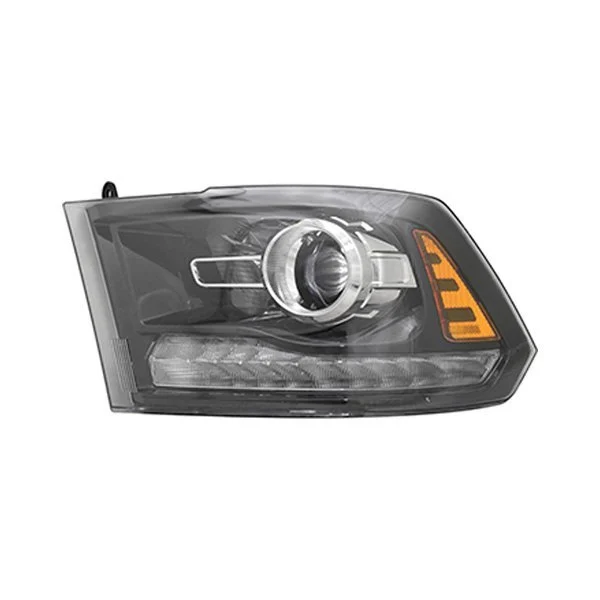 Headlight Assembly Composite Left Projector Type Black for Ram 1500 2500 3500 1500 Classic