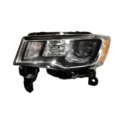 Headlight Assembly Composite Left Standard Type Chrome CAPA for Jeep Grand Cherokee Grand Cherokee WK