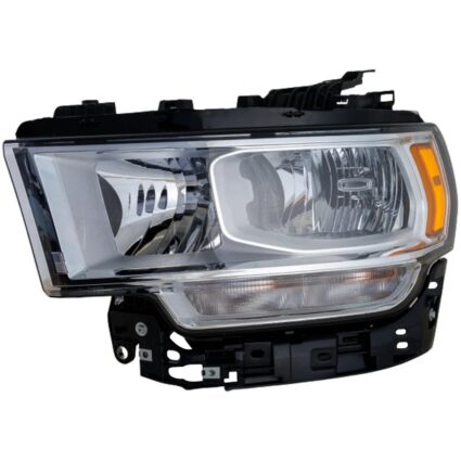 Headlight Assembly Composite Left Halogen Chrome Bezel for Ram 2500 5500 4500 3500
