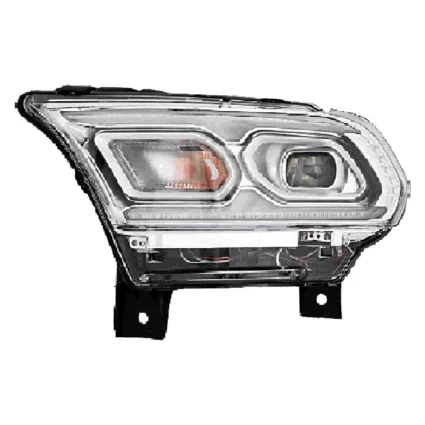 Headlight Assembly Composite Left Standard Type Chrome CAPA for Dodge Durango 2021–2024