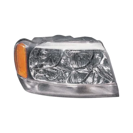 Headlight Assembly Composite Right for Jeep Grand Cherokee Limited Overland 1999–2004