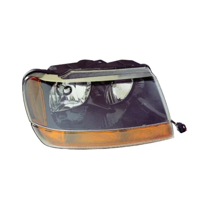 Headlight Assembly Composite Right w/o Headlamp Leveling for Jeep Grand Cherokee Laredo Sport 1999–2004