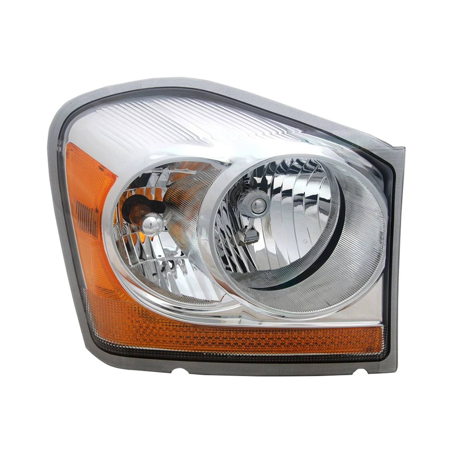 Headlight Assembly Composite Right w/Integrated Marker Lamp for Dodge Durango 2004–2005