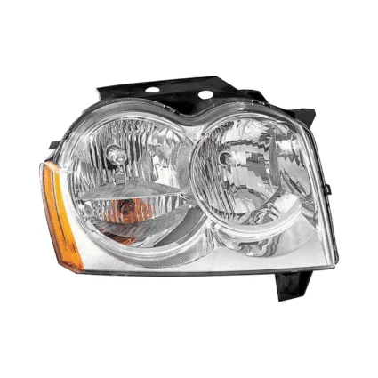 Headlight Assembly Composite Right w/o Bulbs or Sockets for Jeep Grand Cherokee 2005–2007