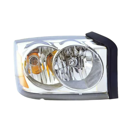 Headlight Assembly Composite Right w/o Black Bezel for Dodge Dakota 2006–2007
