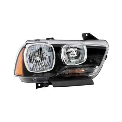 Headlight Assembly Composite Right Halogen CAPA for Dodge Charger 2011–2014