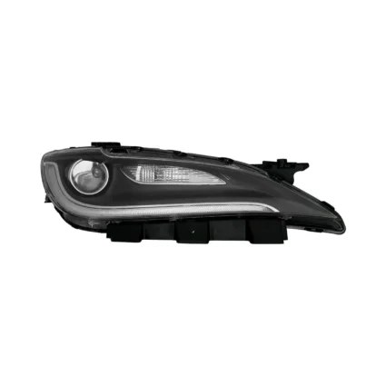 Headlight Assembly Composite Right LED w/LED DRL To 7-31-16 Black Trim for Chrysler 200 2015–2016