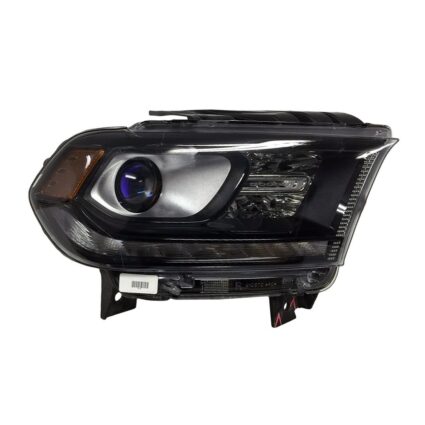Headlight Assembly Composite Right Halogen w/DRL Black Trim for Dodge Durango 2016–2020