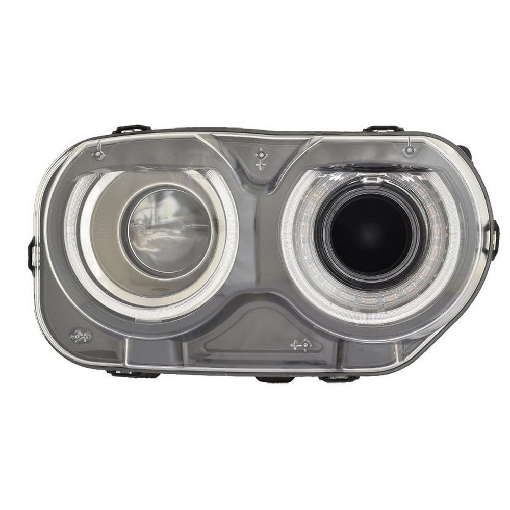 Headlight Assembly Composite Right Halogen w/Illumination w/Air Ducts CAPA for Dodge Challenger 2017–2023