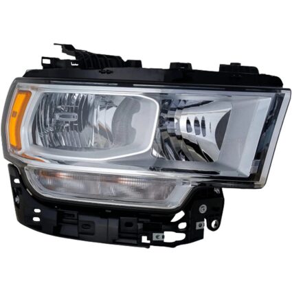 Headlight Assembly Composite Right Halogen Chrome Bezel for Ram 2500 5500 4500 3500