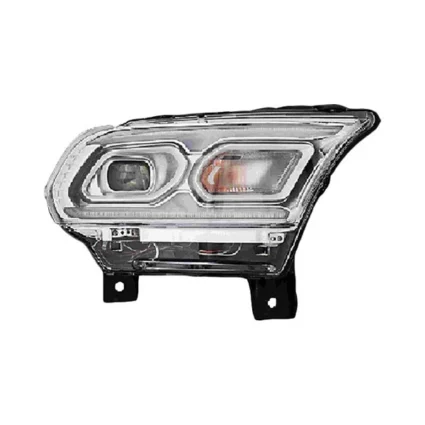 Headlight Assembly Composite Right Standard Type Chrome CAPA for Dodge Durango 2021–2024