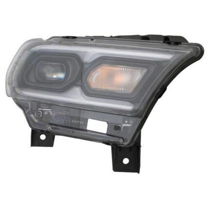 Headlight Assembly Composite Right Standard Type Black for Dodge Durango 2021–2024
