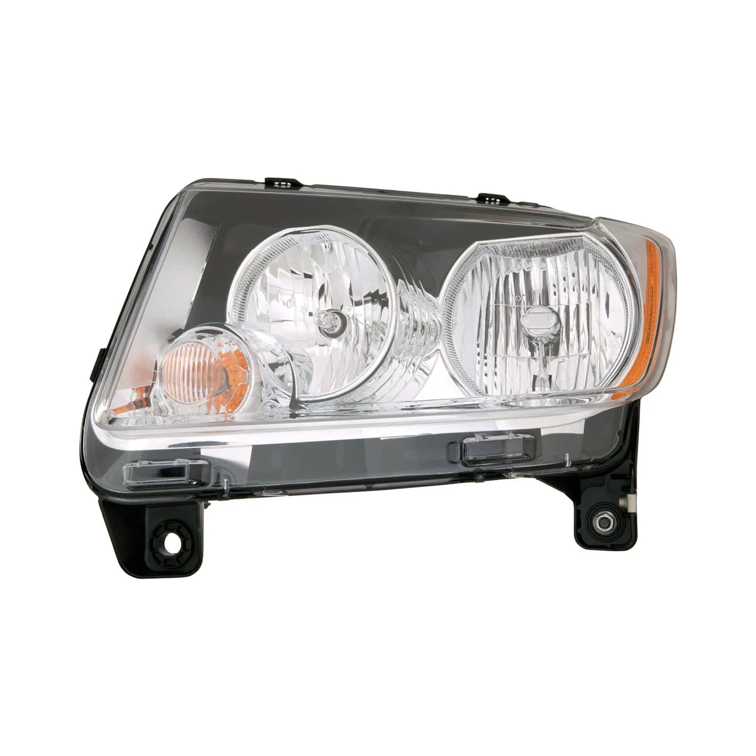 Headlight Lens Housing Left Halogen w/o Leveling for Jeep Compass 2011–2013