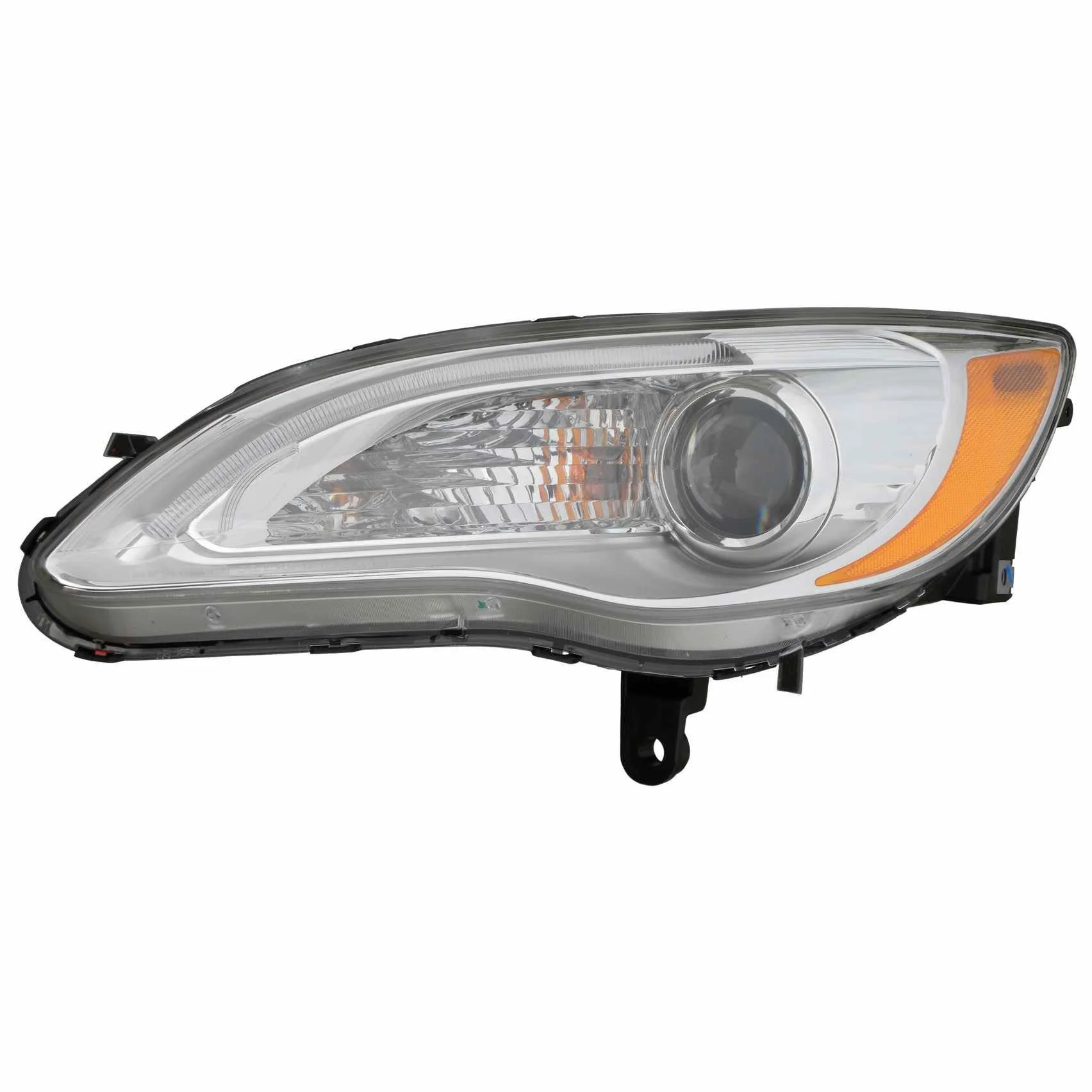 Headlight Lens Housing Left CAPA for Chrysler 200 Sedan Convertible LX Limited Touring 2011–2014