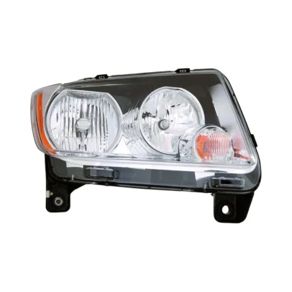 Headlight Lens Housing Right Halogen w/o Leveling for Jeep Compass 2011–2013