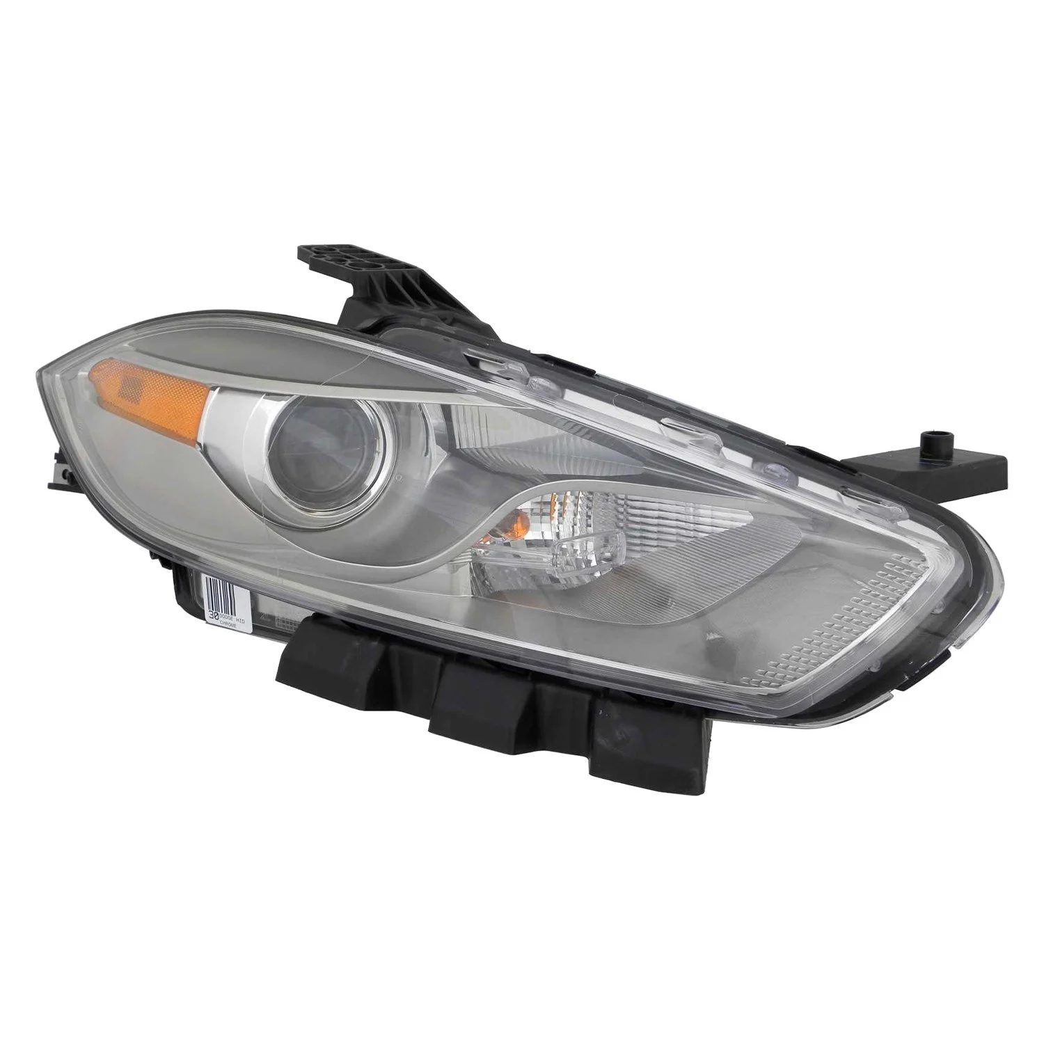 Headlight Lens Housing Right Halogen Chrome Trim for Dodge Dart 2013–2015