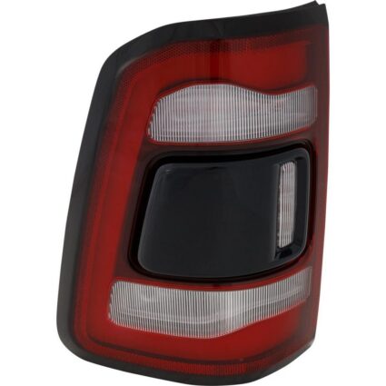 Tail Light Assembly Left LED w/o Blind Spot Detection Black Trim for Ram 1500 2019–2024