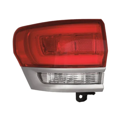 Tail Light Assembly Left Outer w/Platinum Insert CAPA for Jeep Grand Cherokee Grand Cherokee WK