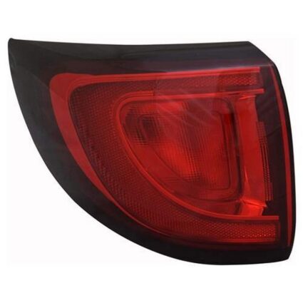 Tail Light Assembly Left Outer Bulb Type CAPA for Chrysler Pacifica Voyager Grand Caravan