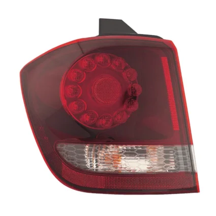 Tail Light Assembly Left Outer LED w/Black Trim CAPA for Dodge Journey 2009–2020