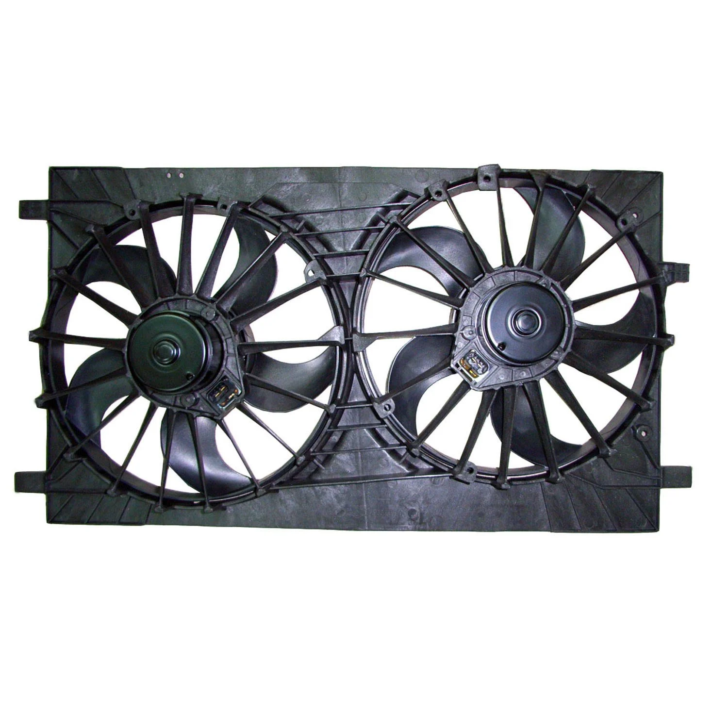 Engine Cooling Fan Assembly w/o Off Road Pkg Dual Fan Assembly for Chrysler 200 Sebring Jeep Patriot Compass Dodge Avenger Caliber