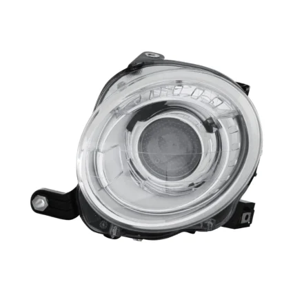 Headlight Assembly Composite Left Type 1 w/o Black Trim for Fiat 500 2012–2018
