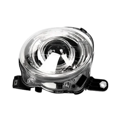Headlight Assembly Composite Right Type 1 w/o Black Trim for Fiat 500 2012–2018