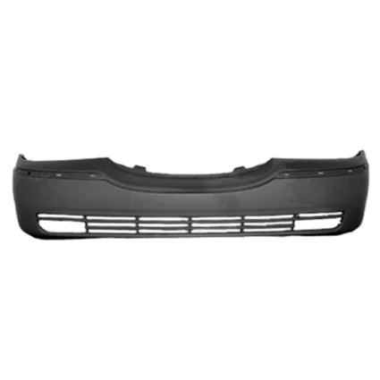 Bumper Cover Front w/Fog Lamps Primed CAPA for Lincoln Town Car 2003–2007