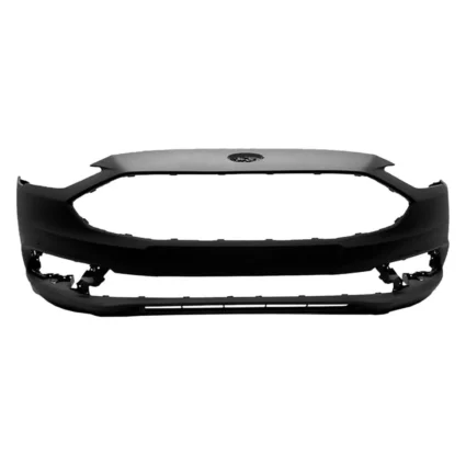 Bumper Cover Front w/o Tow Hook w/o Active Park Assist Primed for Ford Fusion S Titanium SE Titanium Hybrid 2017–2018