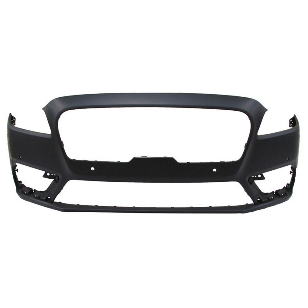 Bumper Cover Front w/o Tow Hook w/o Active Park Assist Primed for Lincoln Continental 2017–2020