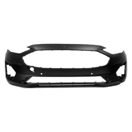 Bumper Cover Front w/Parallel Park Assist w/Front Tow Hook Primed for Ford Fusion S Titanium Energi Titanium Energi SEL SE SEL SE Hybrid Titanium Hybrid SE LUX Hybrid SEL Hybrid 2019