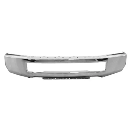 Bumper Face Bar Front w/Fender Flares w/o Fog Lamps Chrome for Ford F-250 Super Duty F-350 Super Duty F-450 Super Duty