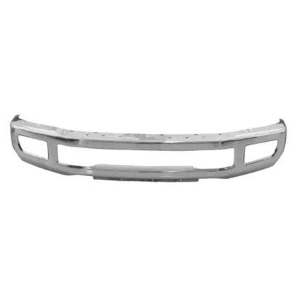Bumper Face Bar Front w/o Fender Flares w/Fog Lamps Chrome for Ford F-250 Super Duty F-350 Super Duty