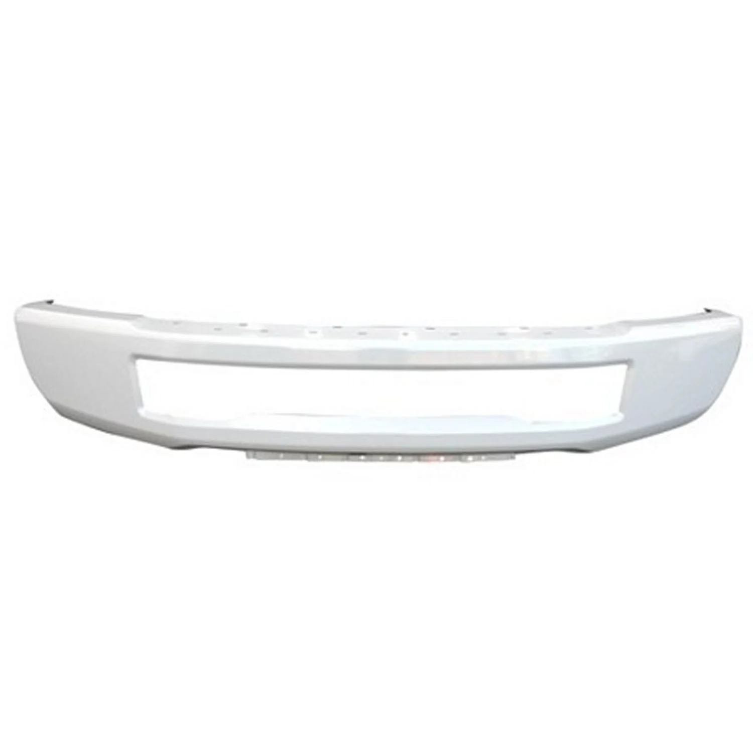 Bumper Face Bar Front w/o Fog Lamps w/o Fender Flares Argent for Ford F-250 Super Duty F-350 Super Duty