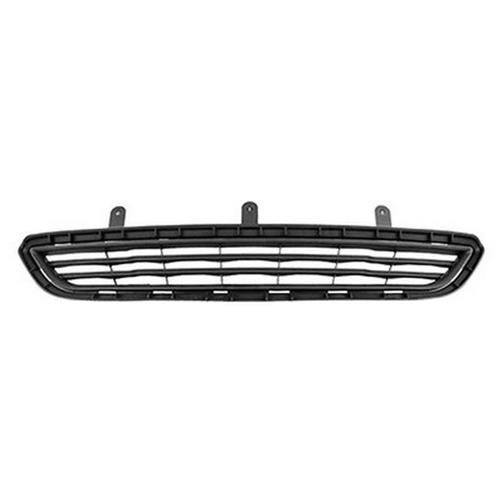 Bumper Cover Grille Front Dark Gray Textured for Ford Fiesta S SE 2014–2019