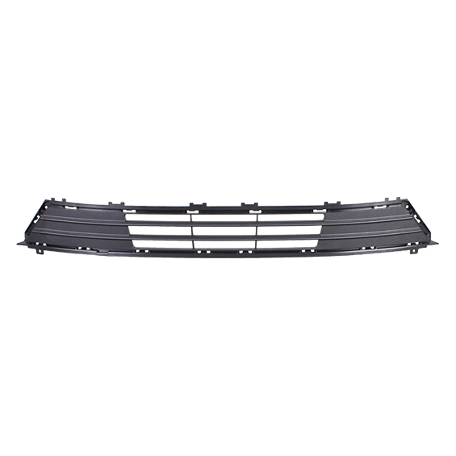Bumper Cover Grille Front w/o Immersion Heater Textured Black for Ford Fusion 2017–2018