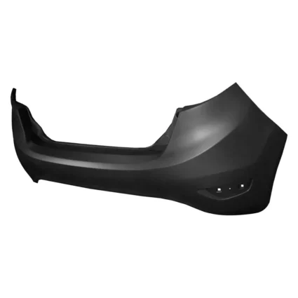Bumper Cover Rear w/o Lower Molding Holes w/o Rear Object Sensors [marked To Cut] Primed for Ford Fiesta Hatchback 2011–2019