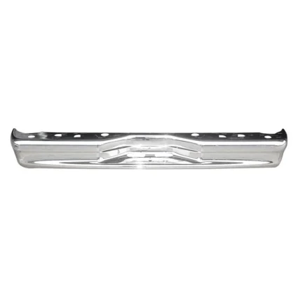 Bumper Face Bar Rear Step Type w/o Rear Object Sensors Chrome for Ford E-150 E-150 Club Wagon E-150 Econoline E-150 Econoline Club Wagon E-250 E-250 Econoline E-350 Club Wagon E-350 Econoline E-350 Econoline Club Wagon E-350 Super Duty E-450 Econoline Super Duty E-450 Super Duty E-550 Econoline Super Duty E-550 Super Duty