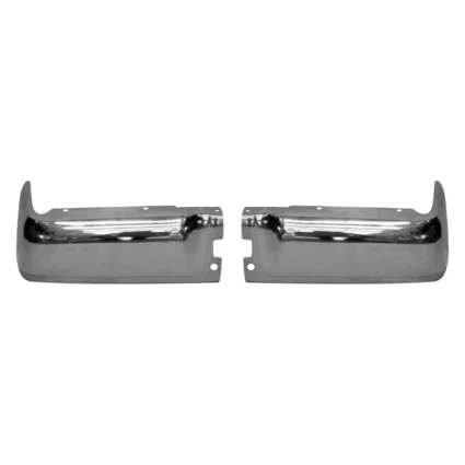 Bumper Face Bar Rear w/o Rear Object Sensors Chrome for Ford F-150 2009–2014