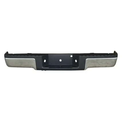 Bumper Assembly Rear w/o Sensors w/o Towing w/License Lamp & Harness Chrome for Ford F-150 2009–2014