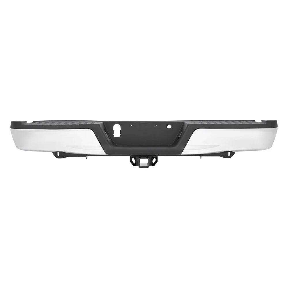 Bumper Assembly Rear w/o Rear Parking Aid w/Towing Pkg w/Max Towing Chrome for Ford F-150 2015–2020