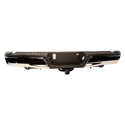Bumper Assembly Rear w/Rear Parking Aid w/Towing Pkg w/o Max Towing Chrome for Ford F-150 2015–2020