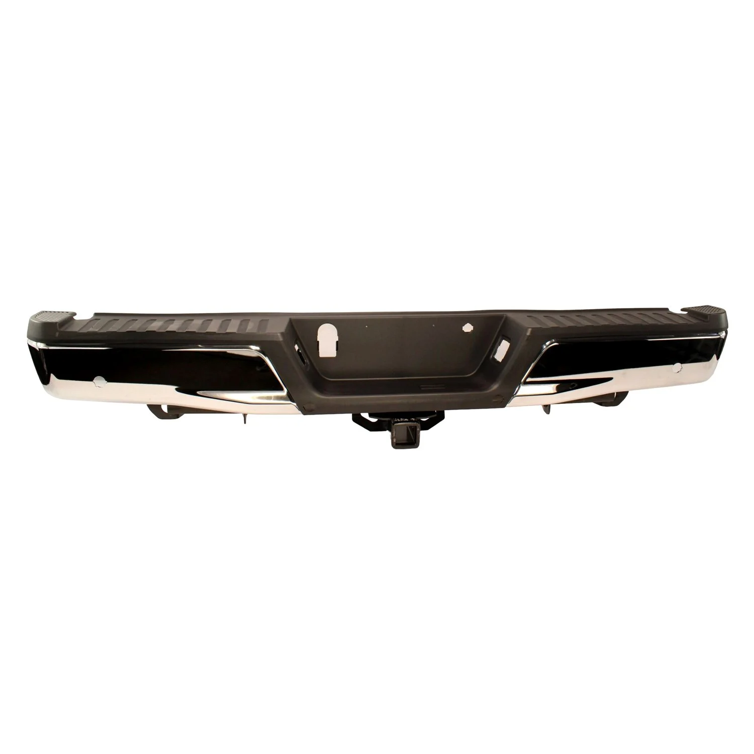 Bumper Assembly Rear w/Rear Parking Aid w/Towing Pkg w/o Max Towing Chrome for Ford F-150 2015–2020