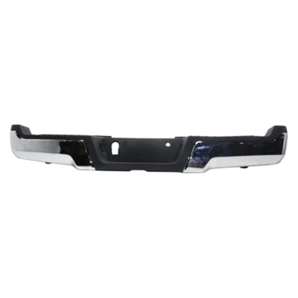 Bumper Assembly Rear w/o Parking Aid Sensors Chrome for Ford F-250 Super Duty F-350 Super Duty