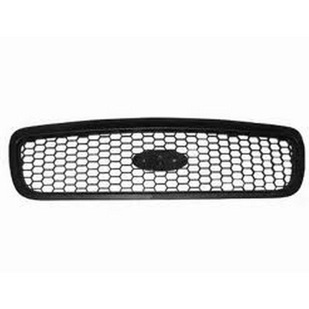 Grille Assembly w/Police Package Matte Black for Ford Crown Victoria 2001–2011