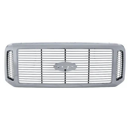 Grille Assembly w/Chrome w/Billet for Ford F-250 Super Duty F-350 Super Duty