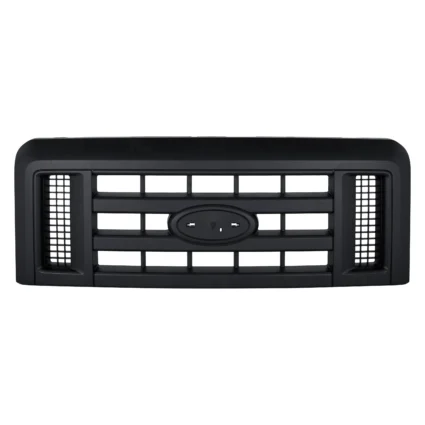 Grille Assembly Black for Ford E-150 E-250 E-350 Super Duty E-450 Super Duty